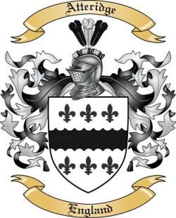 Atteridge Family Crest from England