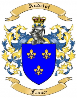 Audelot Family Crest from France