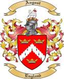 August Family Crest from England