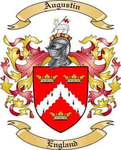 Augustin Family Crest from England