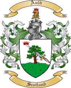 Auld Family Crest from Scotland