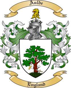Aulde Family Crest from England
