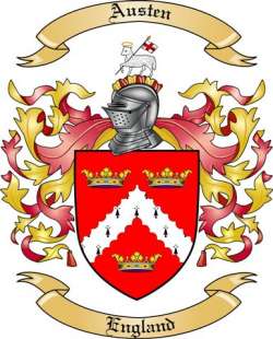 Austen Family Crest from England