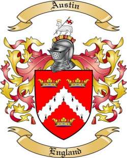 Austin Family Crest from England2