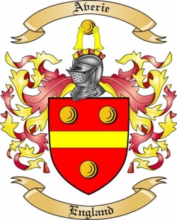 Averie Family Crest from England