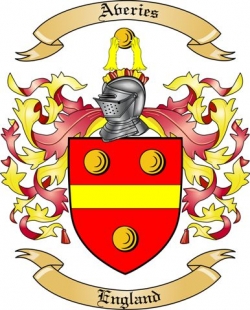 Averies Family Crest from England