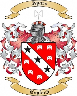 Ayars Family Crest from England