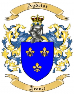 Aydelot Family Crest from France