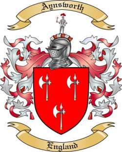 Aynsworth Family Crest from England