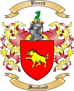 Baard Family Crest from Scotland