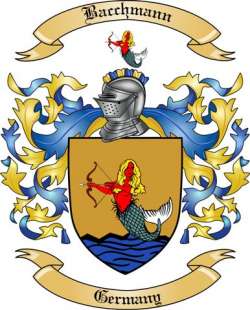 Bacchmann Family Crest from Germany2