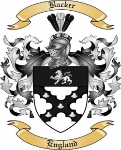 Backer Family Crest from England2