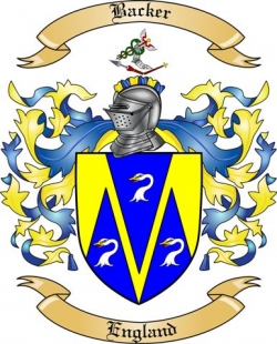 Backer Family Crest from England3