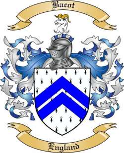 Bacot Family Crest from England2