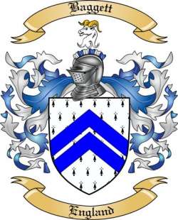 Baggett Family Crest from England2
