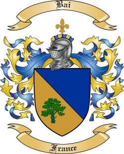 Bai Family Crest from France