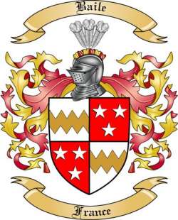 Baile Family Crest from France
