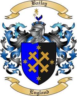Bailey Family Crest from England