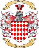 Bain Family Crest from Germany