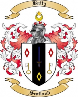 Baity Family Crest from Scotland