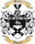 Bakere Family Crest from England2