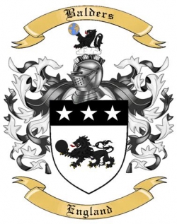 Balders Family Crest from England