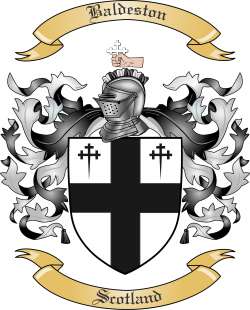 Baldeston Family Crest from Scotland