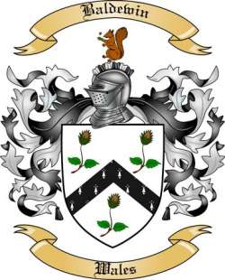 Baldewin Family Crest from Wales
