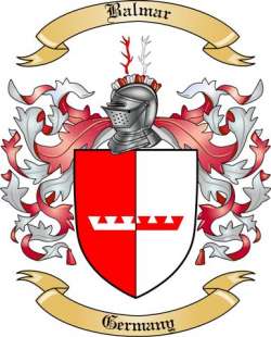 Balmar Family Crest from Germany2