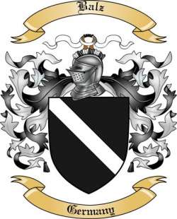 Balz Family Crest from Germany