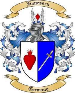 Banessen Family Crest from Germany