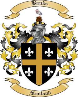 Banks Family Crest from Scotland