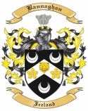Bannaghan Family Crest from Ireland