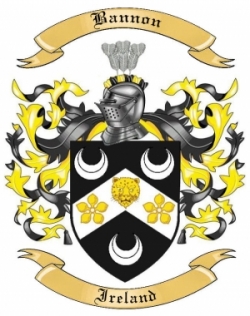 Bannon Family Crest from Ireland
