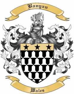 Banyan Family Crest from Wales