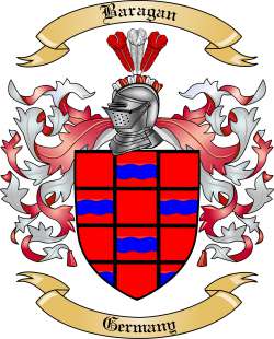Baragan Family Crest from Germany