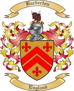Barberton Family Crest from England