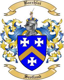 Barchlai Family Crest from Scotland