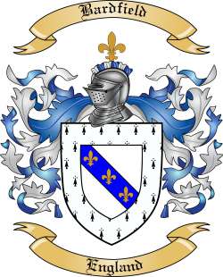 Bardfield Family Crest from England