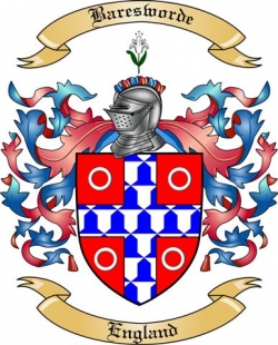 Baresworde Family Crest from England