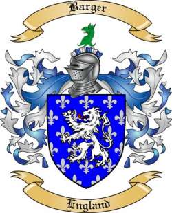 Barger Family Crest from England