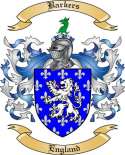 Barkers Family Crest from England
