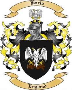 Barlo Family Crest from England