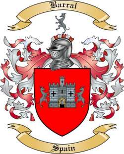 Barral Family Crest from Spain