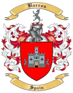 Barros Family Crest from Spain
