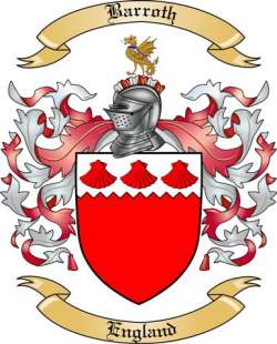 Barroth Family Crest from England