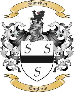 Baseden Family Crest from England