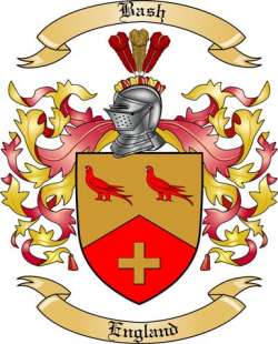 Bash Family Crest from England