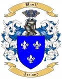 Basil Family Crest from Ireland