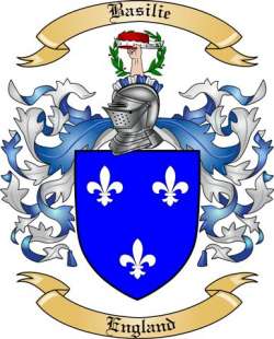 Basilie Family Crest from England